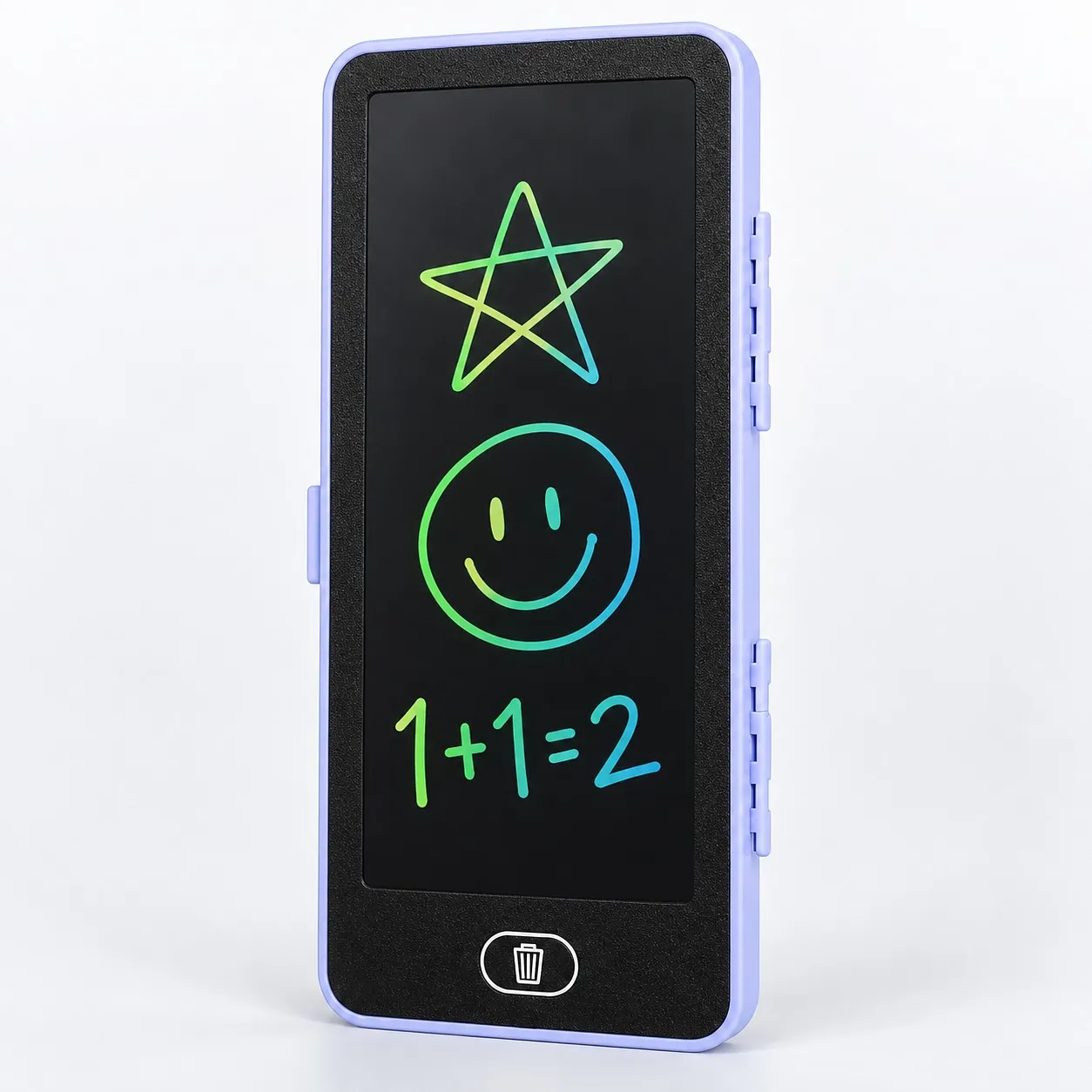 LCD pencil box shaped like a mobile phone, lavender