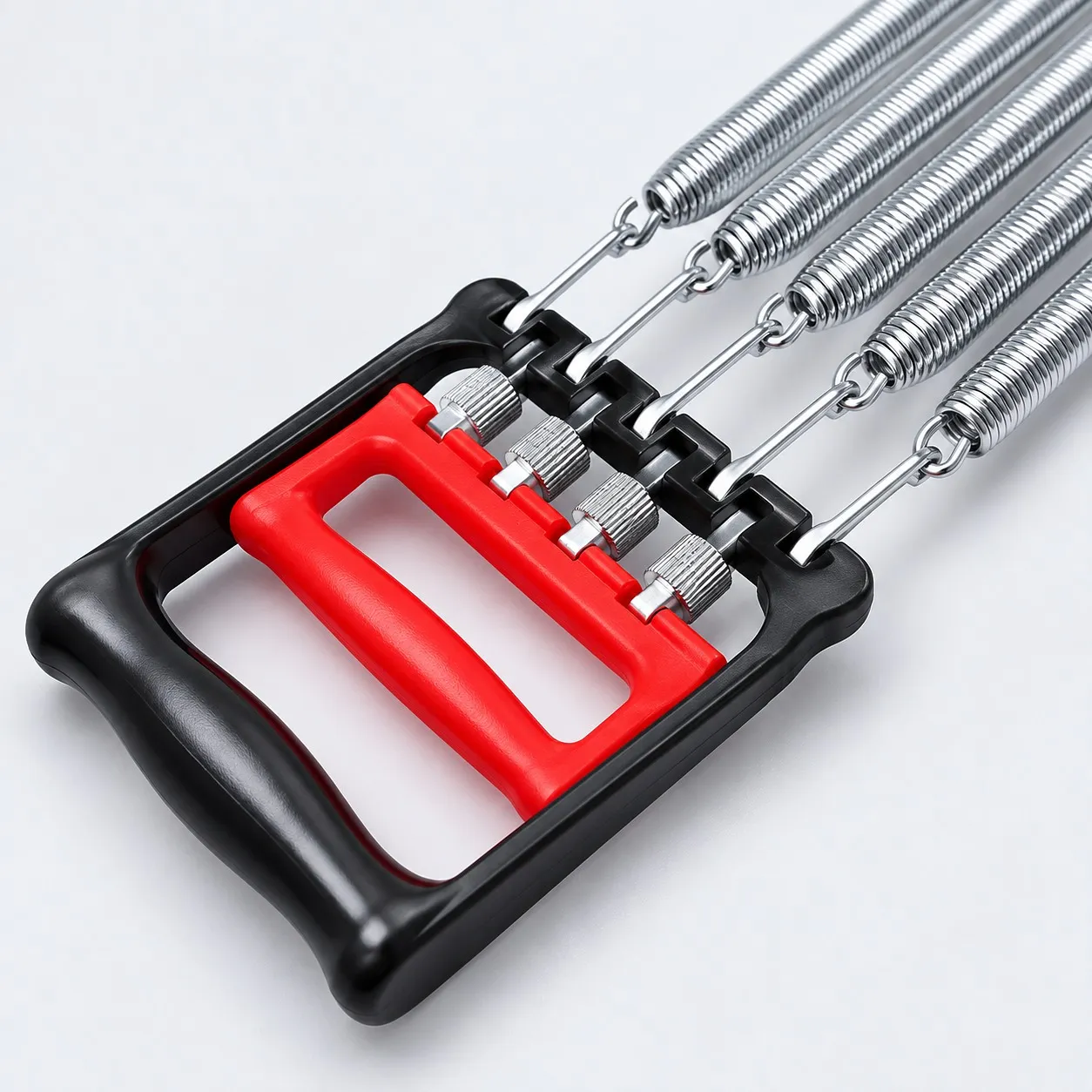 Handle and spring hooks of the chest expander
