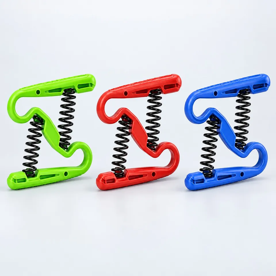 GP Z-shape hand grippers in green, red and blue