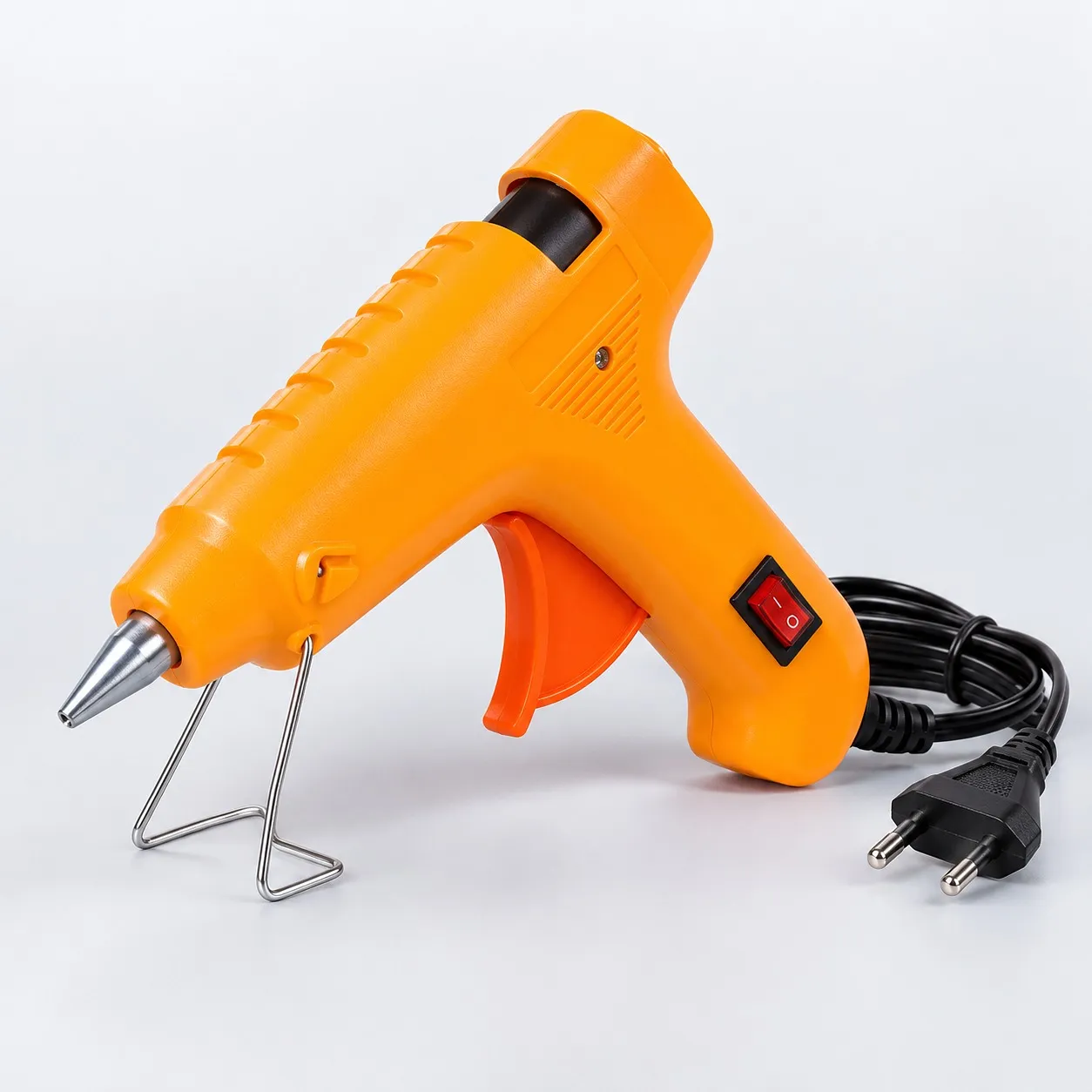 Orange Boaisen glue gun, front view