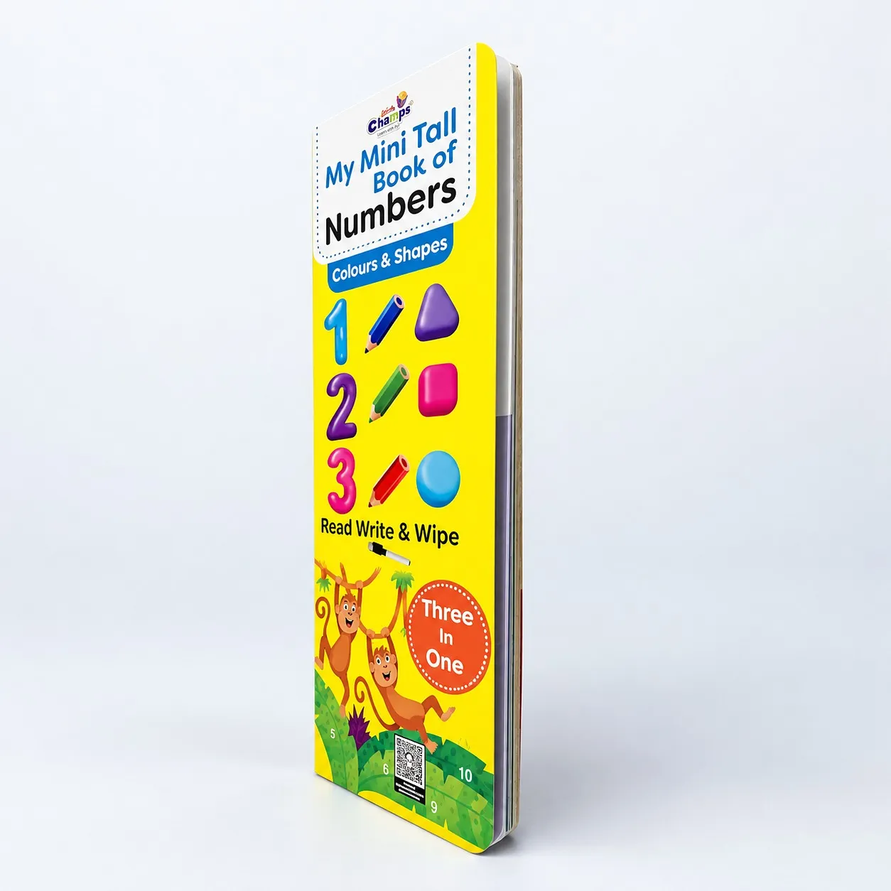 Little Champs My Mini Tall Book of Numbers, colours and shapes