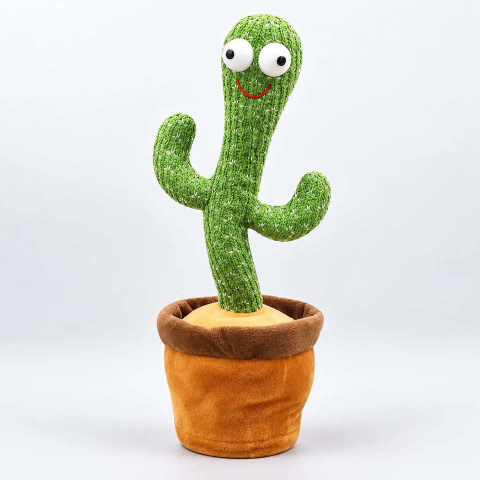 Dancing cactus toy swaying
