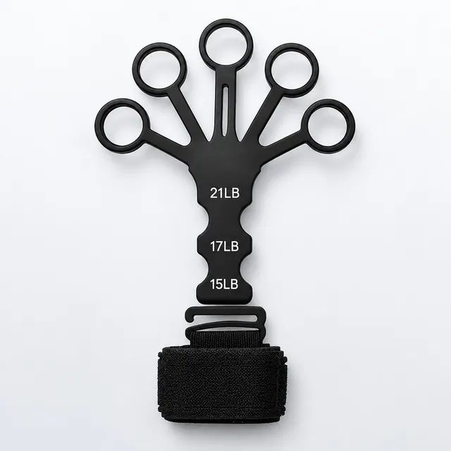 Finger Gripper Exerciser with Wrist Strap (YG-366)