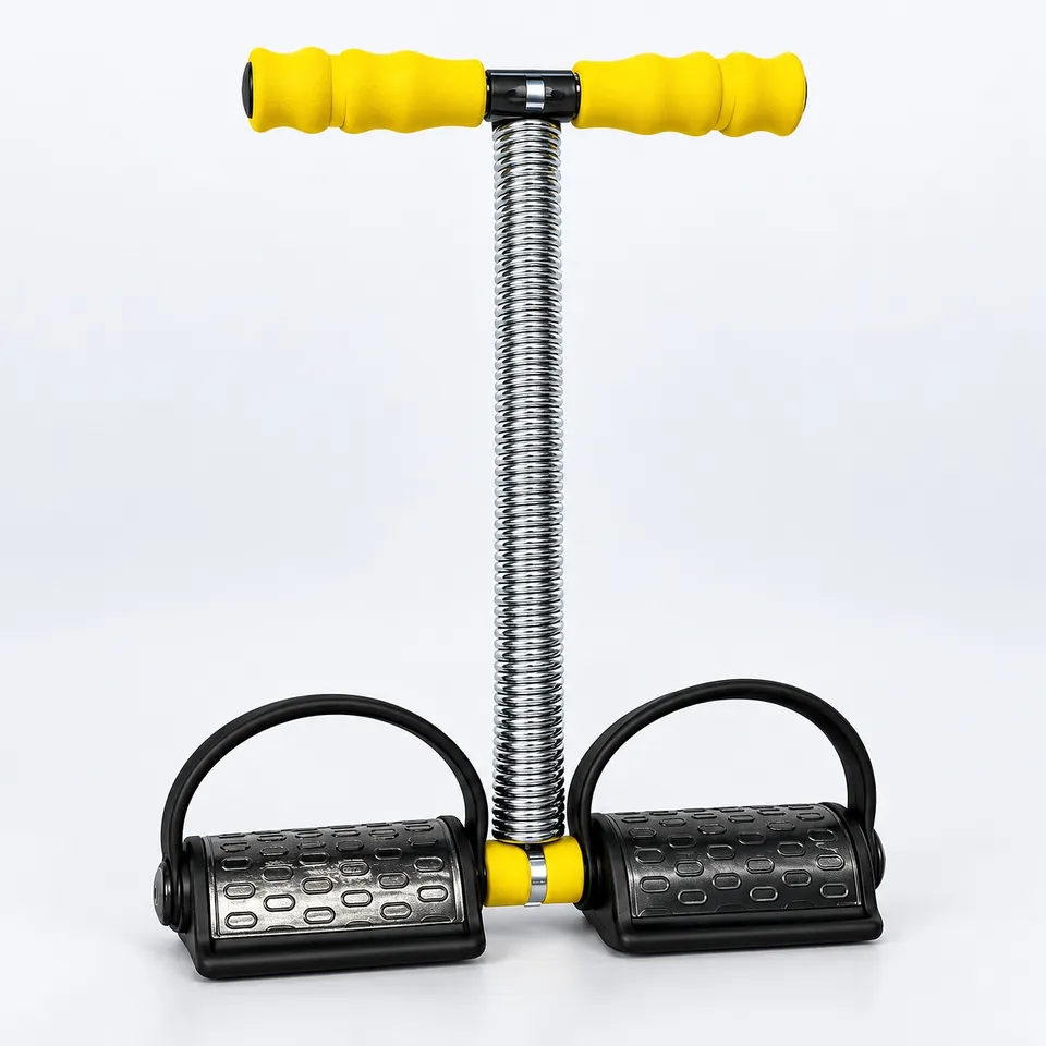 Blue Ocean spring tummy trimmer with yellow handles